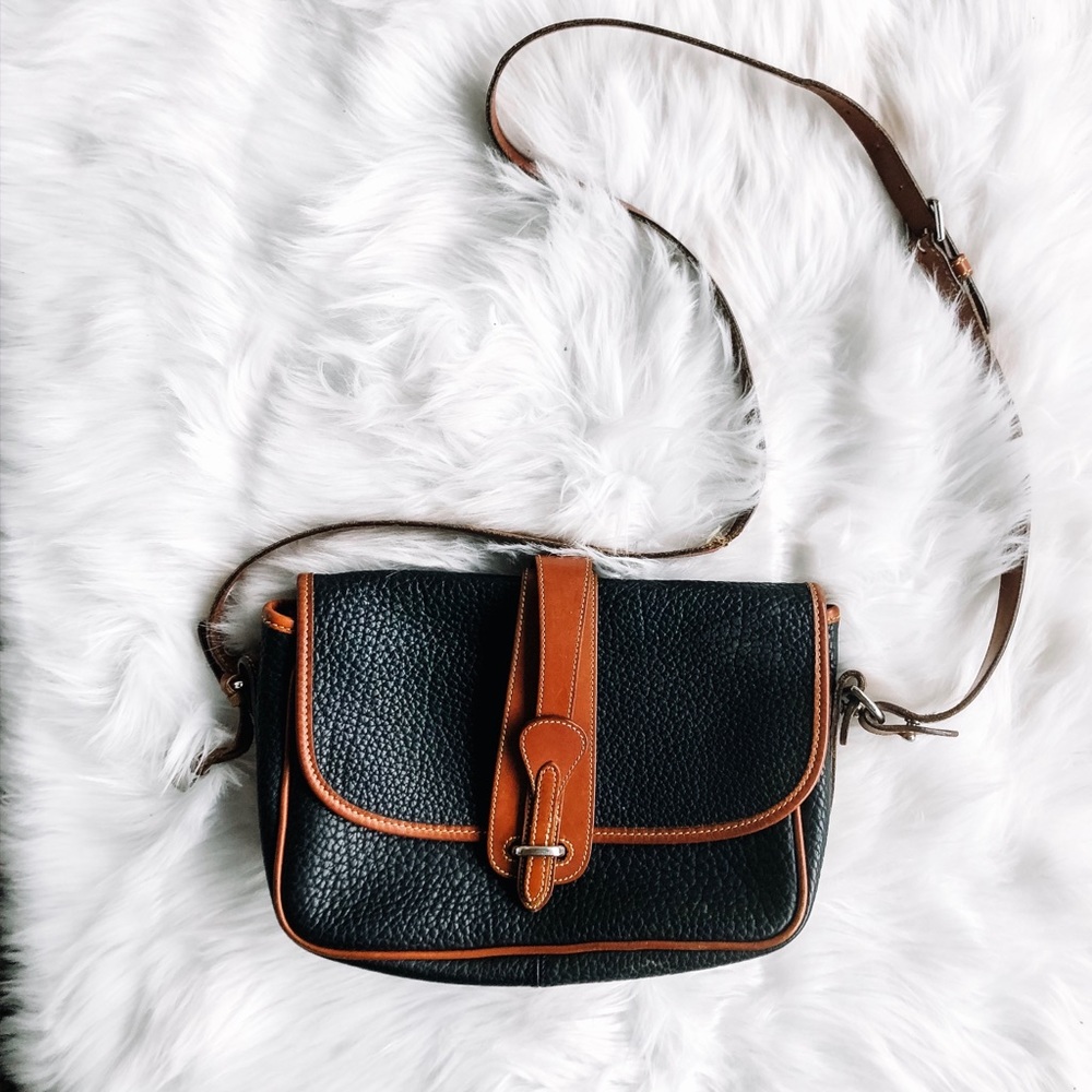 Dooney & Bourke Vintage Equestrian Pebbled Bag